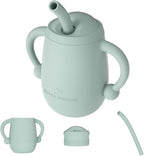 Cuddle Campus 100% Silicone Baby Training Cup, Shatterproof Toddler Sippy Cups by CuddleCampus