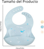 Baby Silicone Feeding Bibs - Image 3