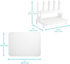 PopYum Glacier White Space Saving Drying Rack from 100% Recycled Bottles - Image 9