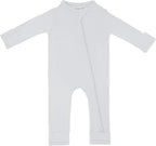 KYTE BABY Unisex Rayon Made From Bamboo Zippered Rompers 0-24 Months by KYTEBABY