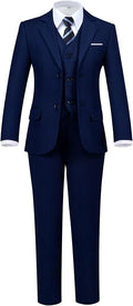 Boys' 5 Piece Formal Suit Set by Hipfun