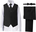 Boys' Suits Formal Slim Fit Tuxedo Boys Vest and Pants Set by DHTS