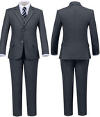 Boys' Formal Suit Set Adjustable Waist Suits - Image 4