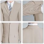 JPF Boy's Formal Suit Set Slim Fit Kids Tuxedo Suits - Image 5