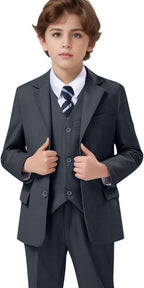 Boys' Formal Suit Set Adjustable Waist Suits by Unknown