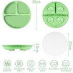 Vicloon Toddler Dishware Plate, Suction Plates - Image 2