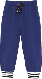 HILEELANG Toddler Boys Cotton Jogger Sweatpants 3 Pack, Soft Adjust Elastic - Image 5