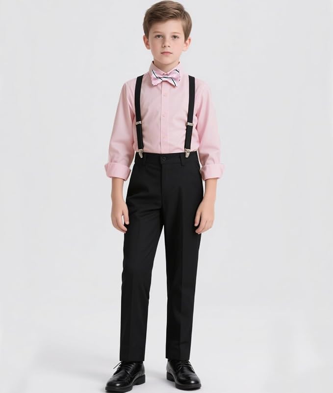 Boys Suits Formal Dress Vest and Pants Set - Image 4