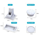 Upgraded Magnetic Cabinet Locks Baby Proofing Cabinet Lock - Image 9
