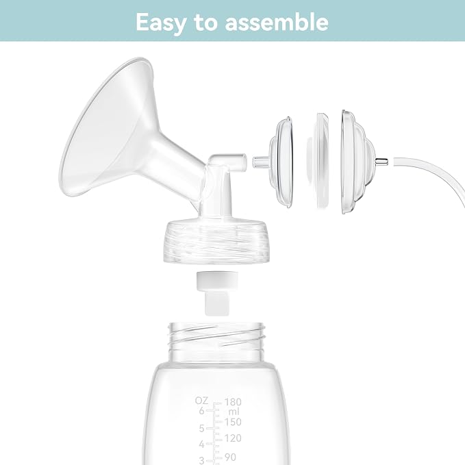 4PCS 21mm Breast Pump Flanges, Duckbill Valves Compatible - Image 5