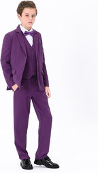 A&J DESIGN Boys 7-Piece Formal Suit Ring Bearer Outfit - Image 2