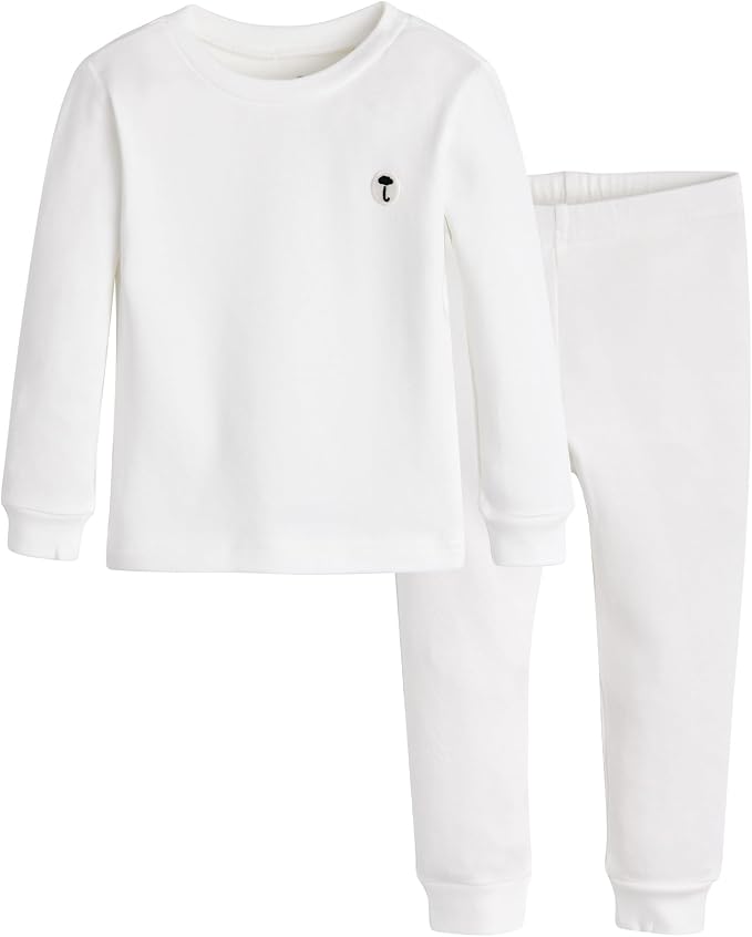 moimoln 6M-8Y Modal Cotton Solid Soft Breathable Baby Toddler Boys Girls Snug by moimoln