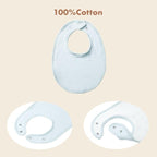 8-Pack Cotton Baby Drool Bibs - Image 5