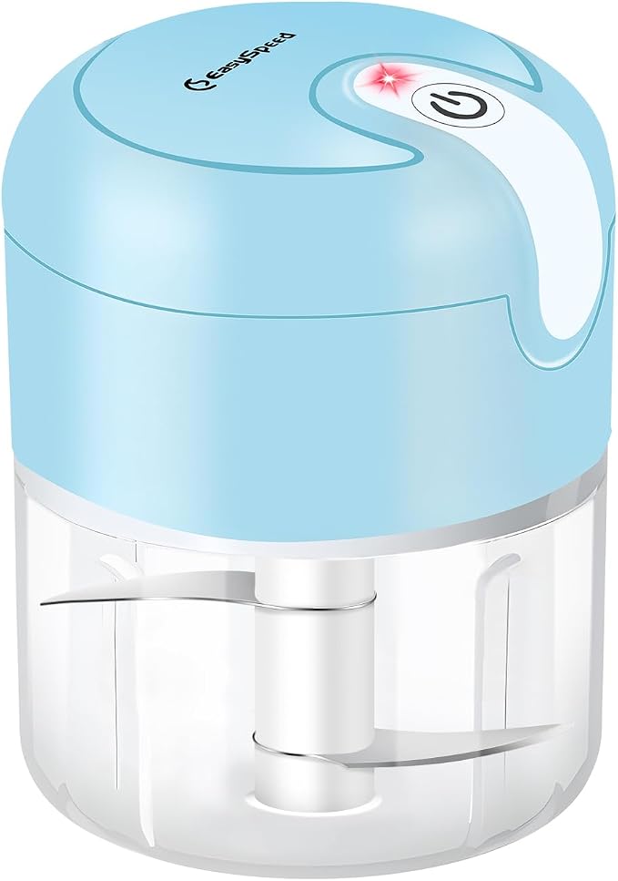 EASYSPEED Electric Garlic Chopper 1Cup, Mini USB Charging Wireless Food by EASYSPEEDSL