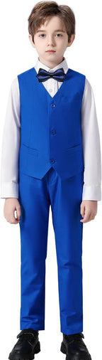 Boys' Suits Formal Slim Fit Tuxedo Boys Vest and Pants Set - Image 2