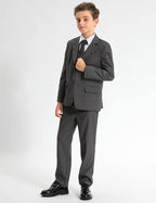 A&J DESIGN Boys 7-Piece Formal Suit Ring Bearer Outfit - Image 2