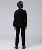 Boys' Formal Suit Set Adjustable Waist Suits - Image 7