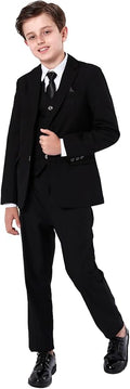 A&J DESIGN Boys 7-Piece Formal Suit Ring Bearer Outfit by AJDESIGN