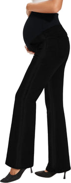 GLAMIX Women's Stretch Maternity Bootcut Jeans - Image 4