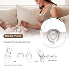 Wearable Breastfeeding Pump, 4 Modes & 12 Levels, Hands Free Breast Pump - Image 2