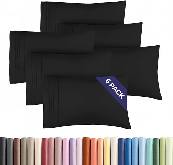 Standard Pillow Cases Set of 6 by CGKUnlimited