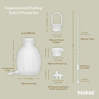 Haakaa Silicone Supplemental Feeding Tube & Pouch Set – Breastfeeding - Image 7