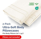 Body Pillowcases Set of 2-20x54 Long Body Pillow Case - Image 2
