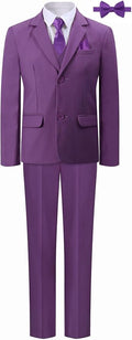 A&J DESIGN Boys 7-Piece Formal Suit Ring Bearer Outfit by AJDESIGN