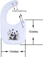Maiwa 6 Pack Waterproof Cotton Baby Bibs - Image 2