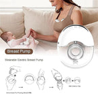 Wearable Breastfeeding Pump, 4 Modes & 12 Levels, Hands Free Breast Pump - Image 11