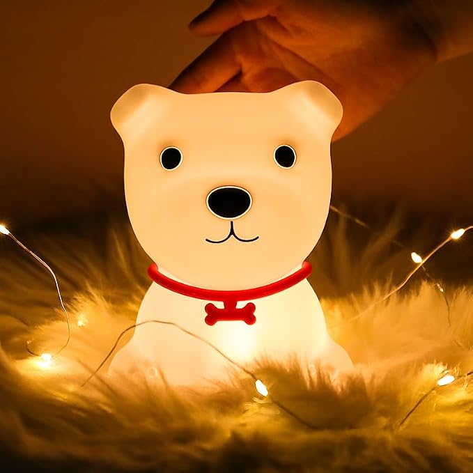 Tremdwoto Dog Night Light for Kids, Cute Colorful Night Light - Image 9