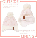 JANGANNSA Knitted Baby Hat Scarf Set Winter Warm Boys Girls Beanie Fleece - Image 3