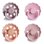 FRIGG Natural Rubber Baby Pacifier 4-Pack Sunset Bliss | Made in Denmark | - Image 2