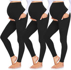 GROTEEN 3 Pack Women's Maternity Leggings by GROTEEN