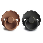 FRIGG Daisy Natural Rubber Baby Pacifier | Made in Denmark | BPA-Free 2-Pack - Image 2