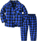 QZH.DUAO Matching Family Christmas Pajamas Set Long Sleeve Holiday Warm - Image 2