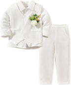 Toddler Boys Suit 3Pcs 1-5T by MINIFEIKO