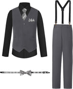 Boys Suits Formal Dress Vest and Pants Set by Unknown