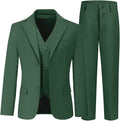 Boys' 3 Piece Suit Set with Suit Jacket, Formal Tuxedos Slim Fit Ring Bearer by Hipfun