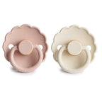 FRIGG Daisy Natural Rubber Baby Pacifier | Made in Denmark | BPA-Free 2-Pack - Image 2