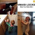 Vmaisi 16 Pack Child Safety Magnetic Cabinet Locks - Image 7