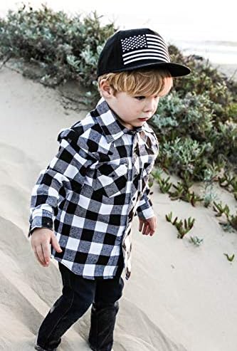 Baby Hats - Baseball Hat, Newborn Youth Flat Brim Mesh Trucker Surf Skate Bubba - Image 3