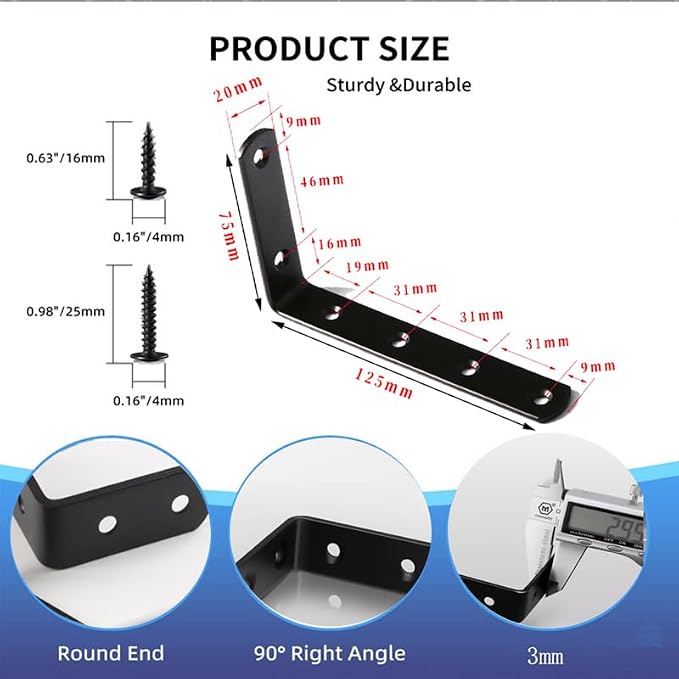 Anti Tip Furniture Anchors for Baby Pet Proofing, Furniture Wall Anchor - Image 3