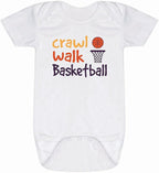 ChalkTalkSPORTS Basketball Baby & Infant One Piece | Basketball Theme Bodysuits by ChalkTalkSPORTS