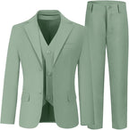 Boys' 3 Piece Suit Set with Suit Jacket, Formal Tuxedos Slim Fit Ring Bearer by Hipfun