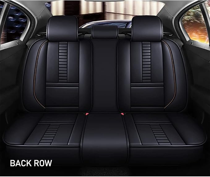 Waterproof 5 Car Seat Covers for Suzuki 1999-2025 95% Models, Premium Faux - Image 4