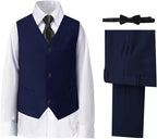 Boys' Suits Formal Slim Fit Tuxedo Boys Vest and Pants Set by DHTS