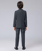 Boys' Formal Suit Set Adjustable Waist Suits - Image 7