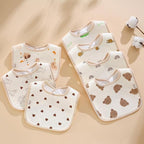 Baby Bandana Bibs, 6 Pack Waterproof Toddler Bib, Soft Cotton Absorbent Baby - Image 2
