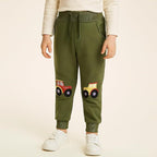 Boys Pants, Toddler 3 Pack Drawstring Elastic Sweatpants Cartoon Active Joggers - Image 5